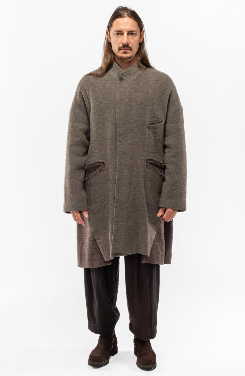 Wide Grey Coat