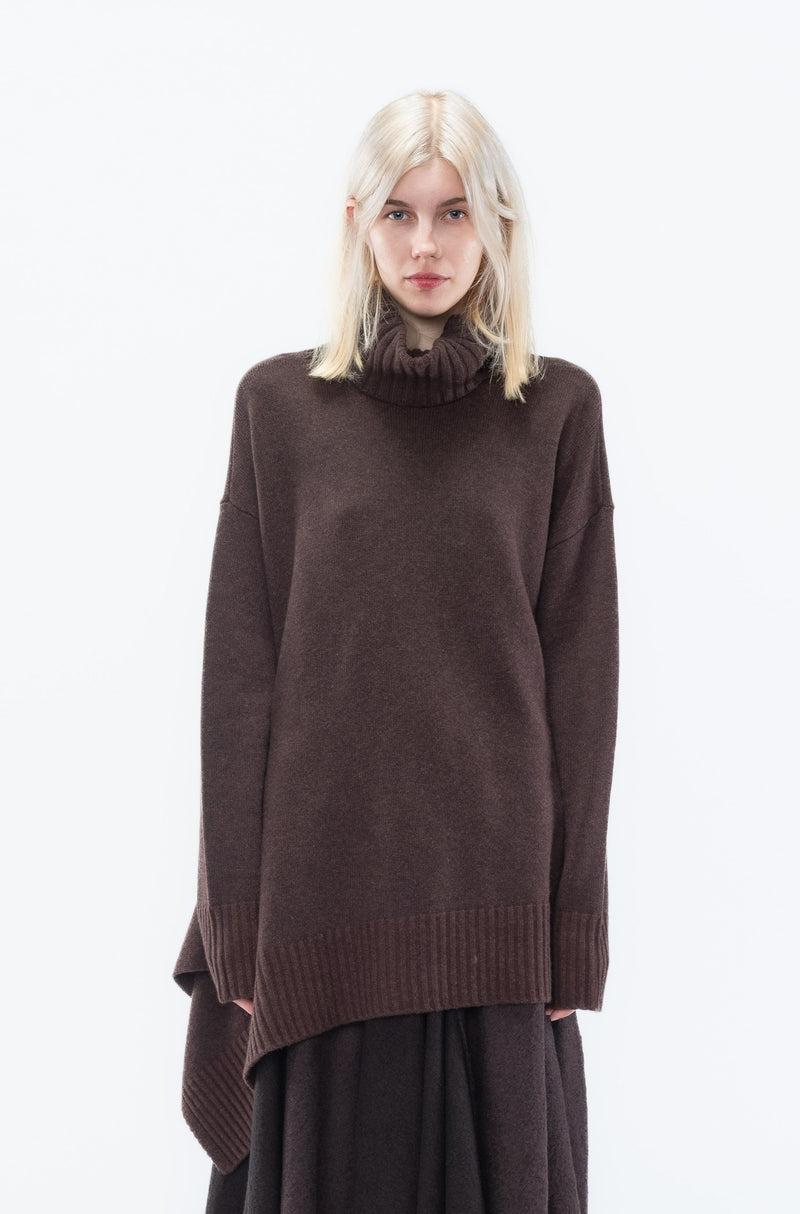 Asym Knit Turtle
