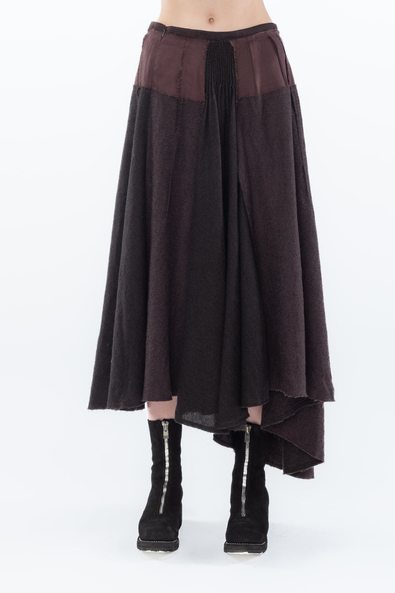 Asym Deconstructed Skirt