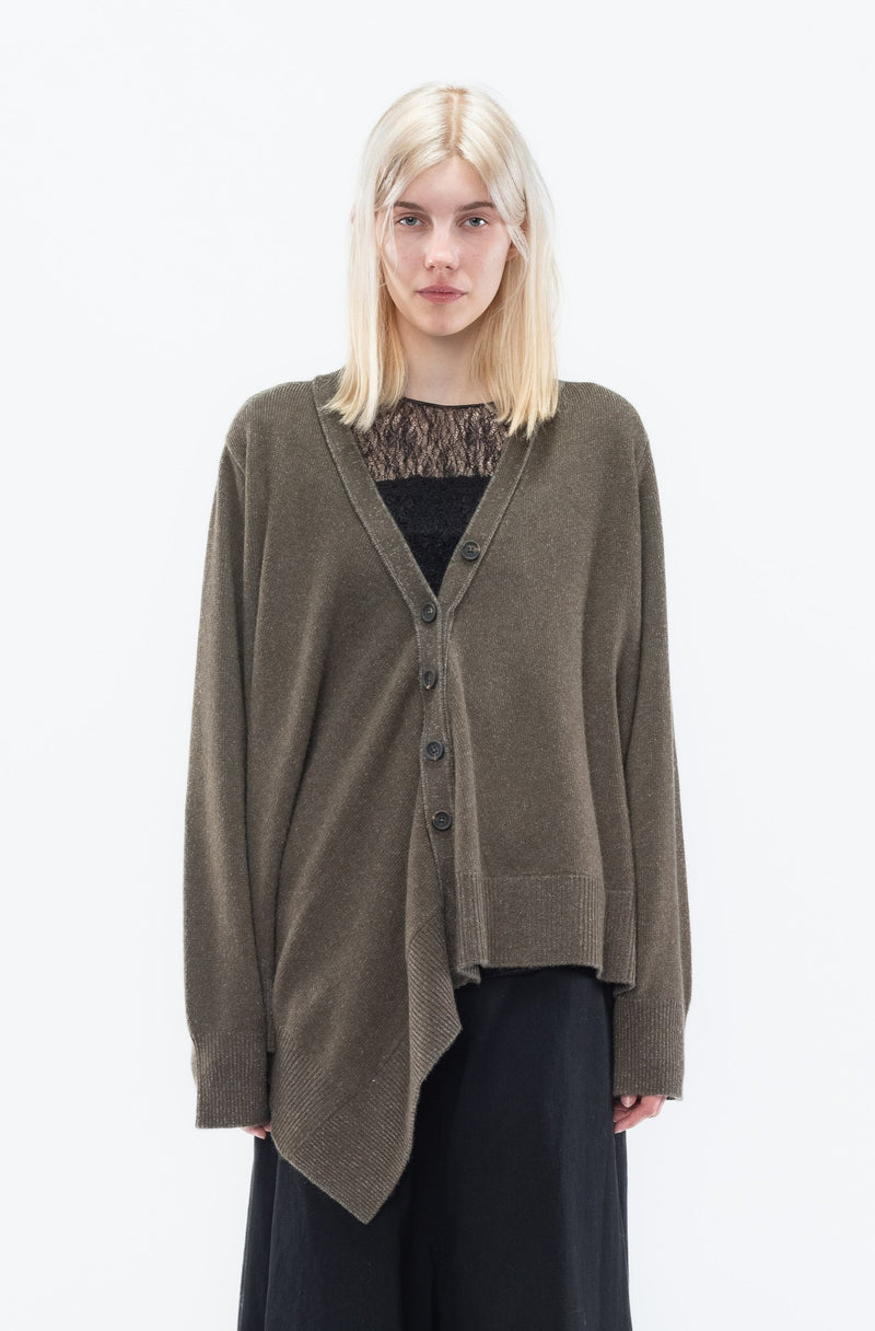 Asym Knit Cardigan