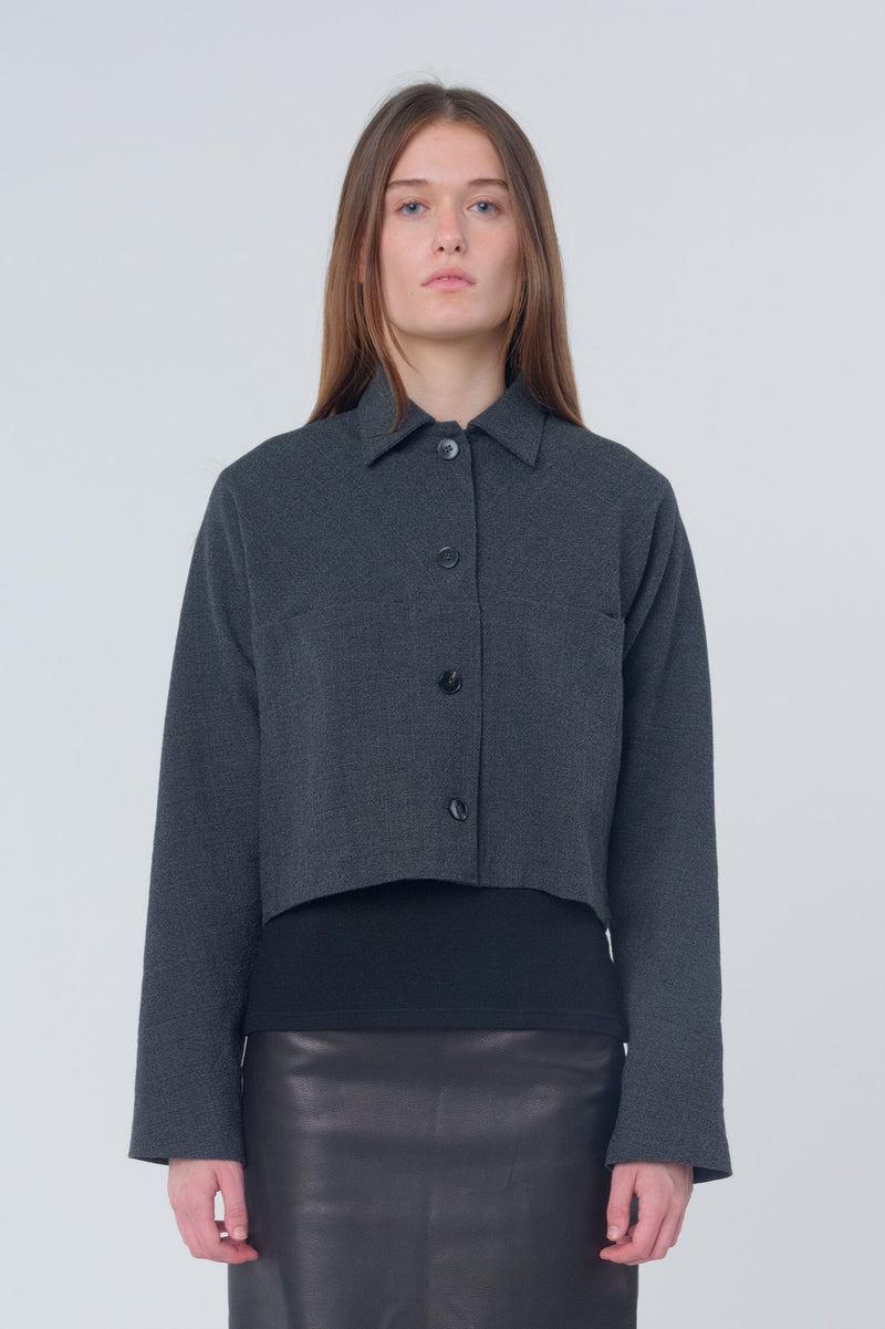 Cropped Utility Jacket