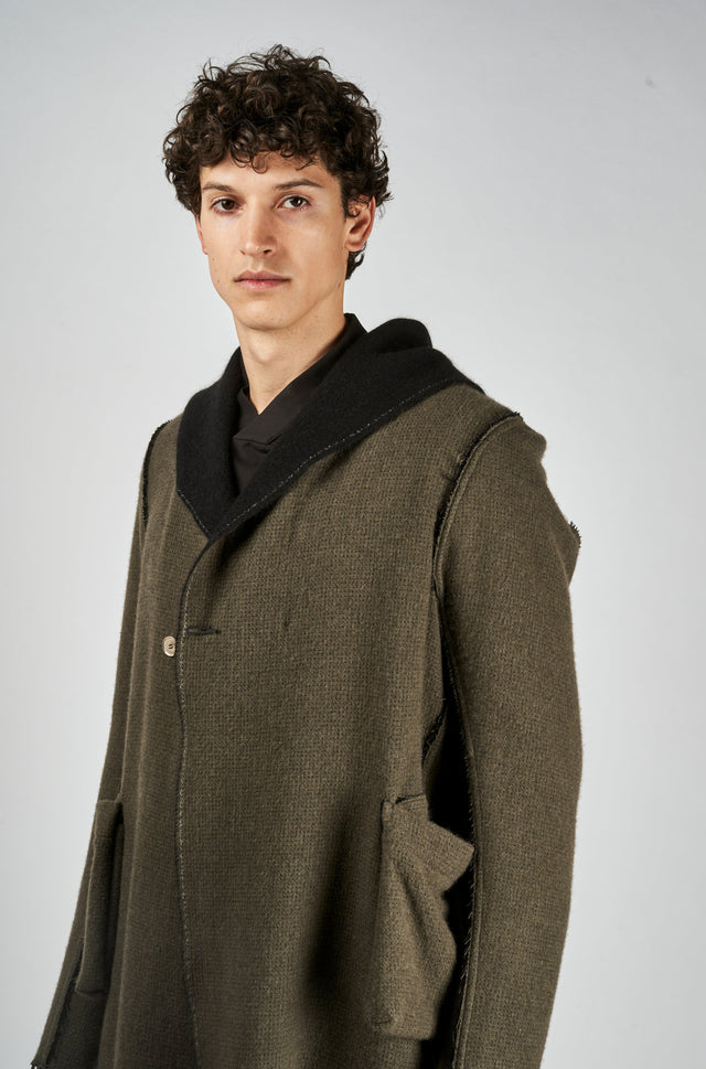 2 Face Coin Hooded Coat