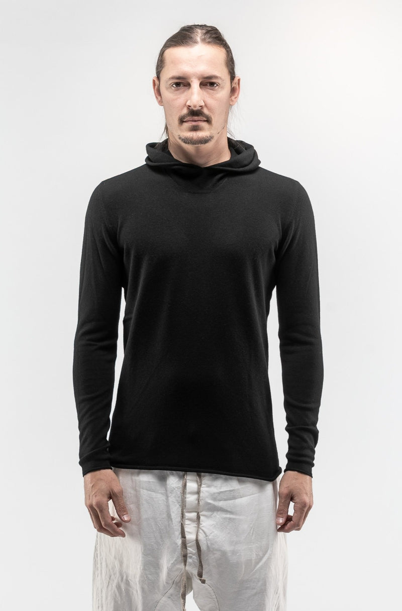 Punched Balaclava Sweater in Cashmere