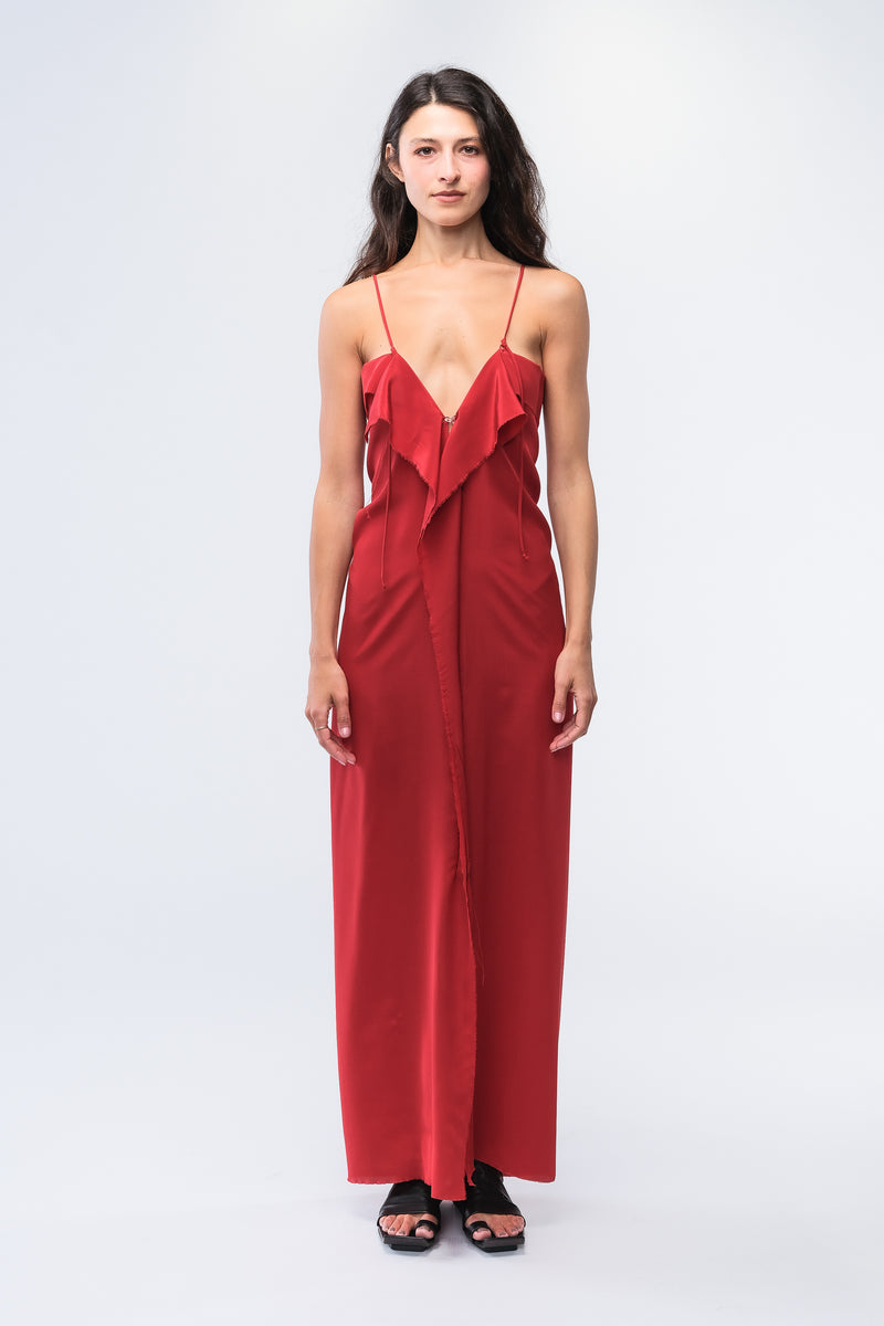 Long Red Dress