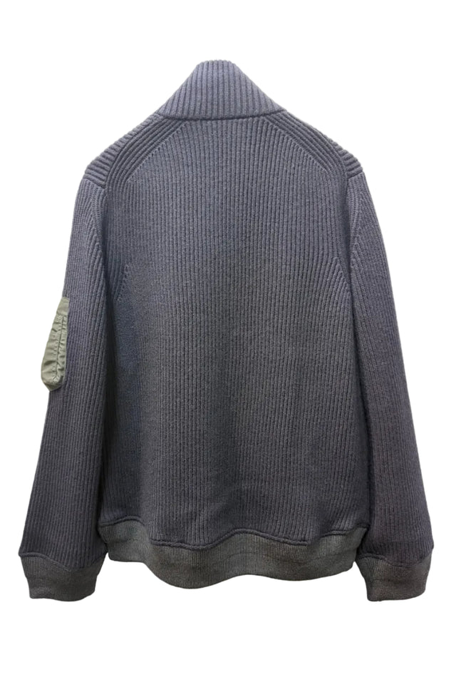 Wool Knit Blouson