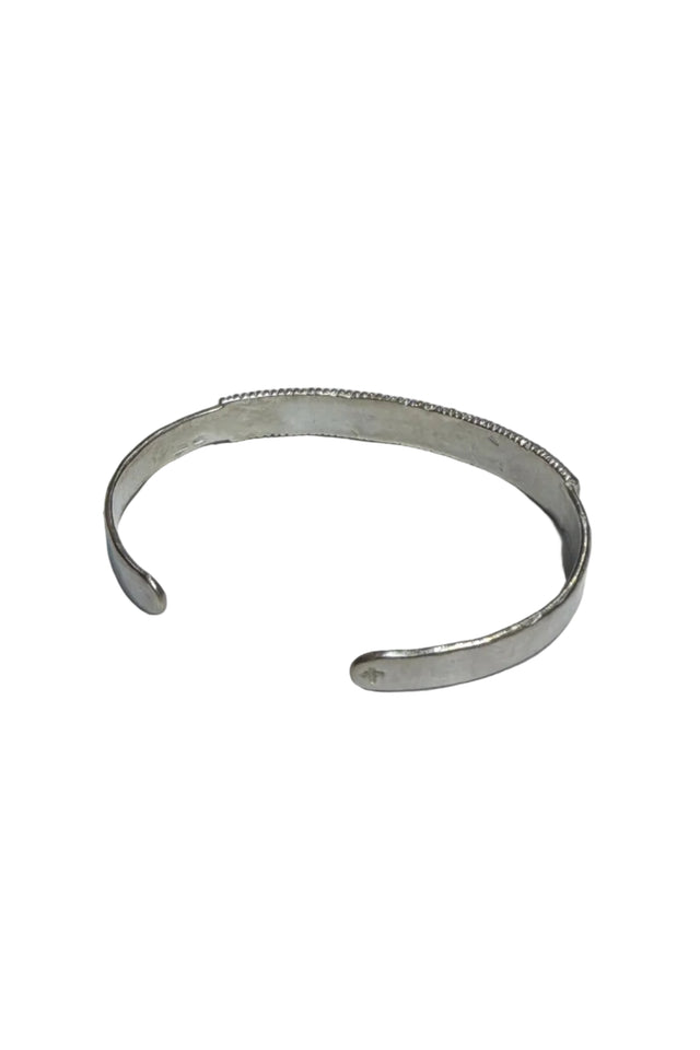 Thin Wrapped Silver Bracelet