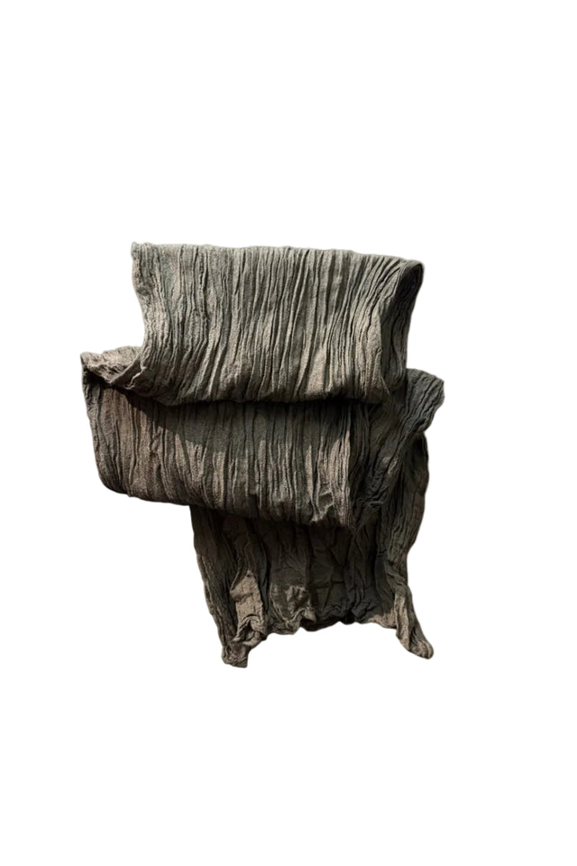 Ash Plain Wool Scarf