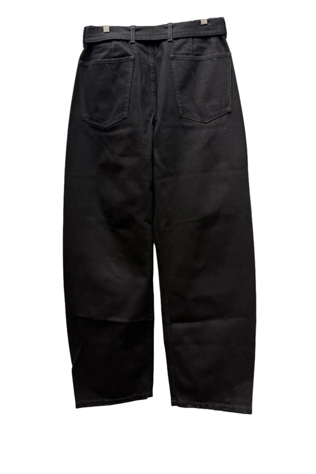 Twisted Belted Pant Black