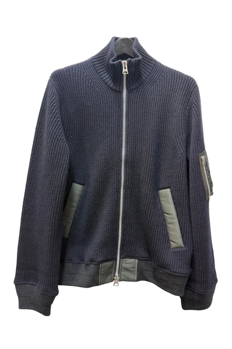 Wool Knit Blouson