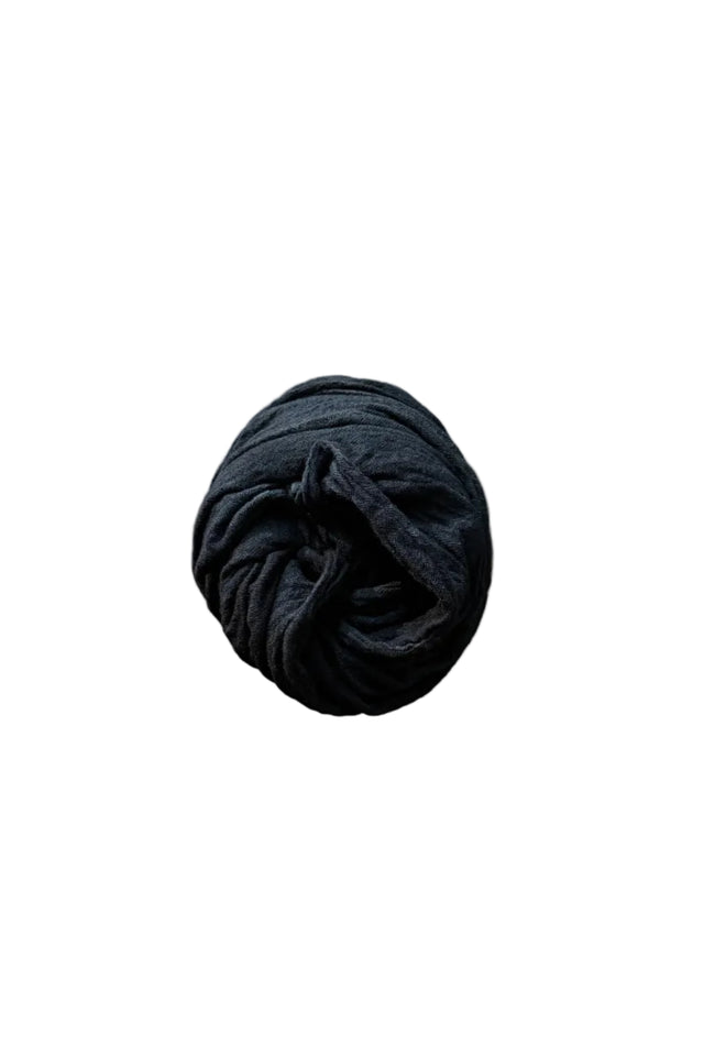 Midnight Plain Wool Scarf