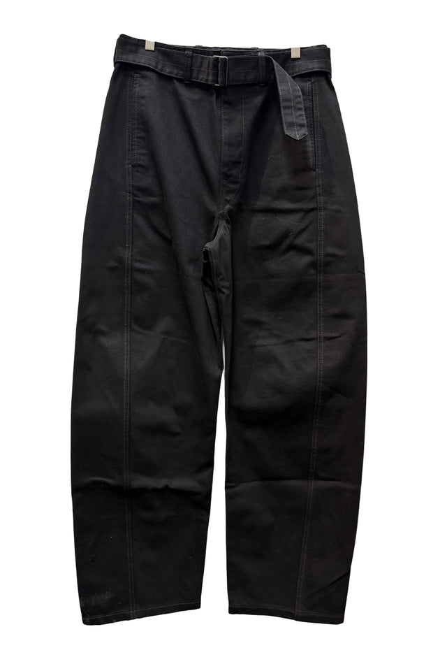 Twisted Belted Pant Black