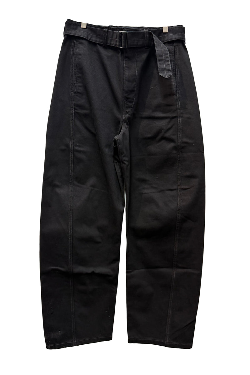 Twisted Belted Pant Black