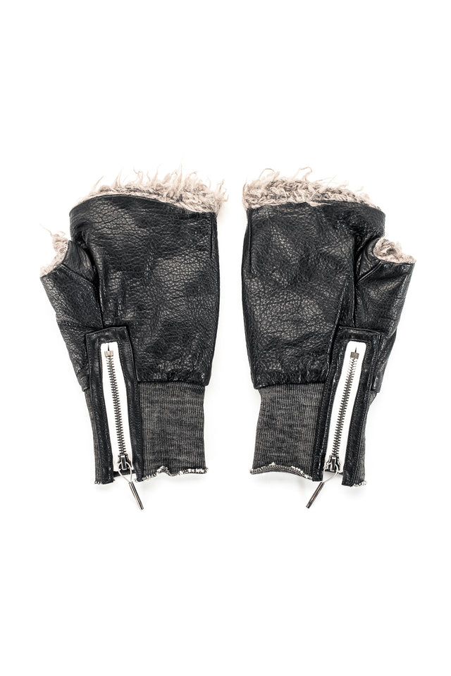 Open Finger Cashmere Gloves