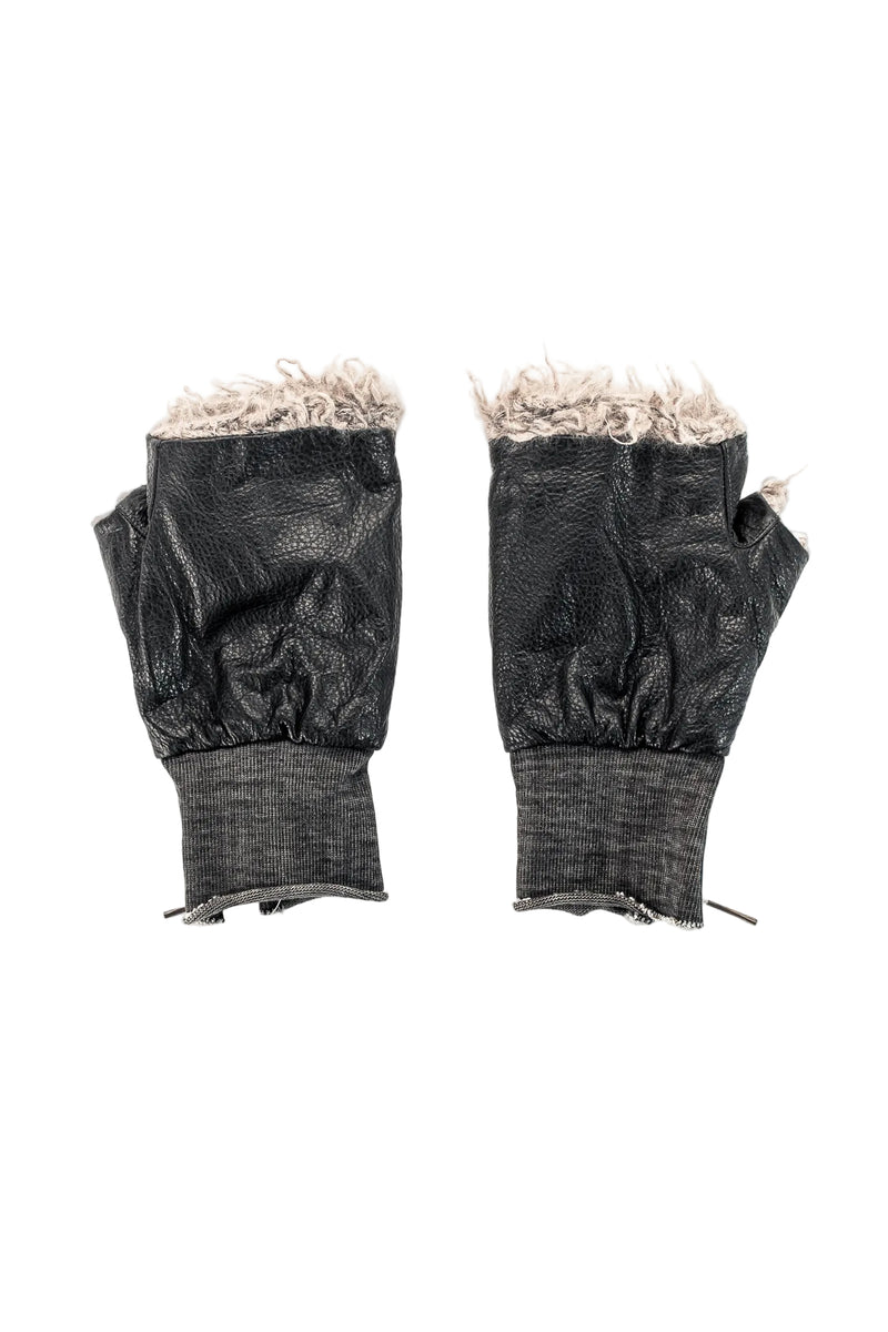 Open Finger Cashmere Gloves
