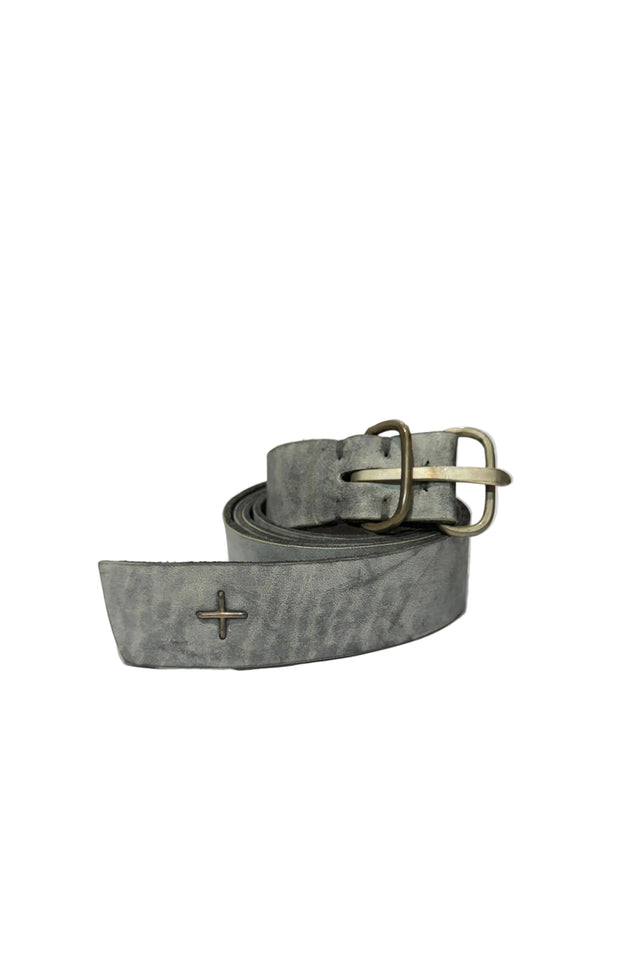 Thick Double Oval Buckle Belt