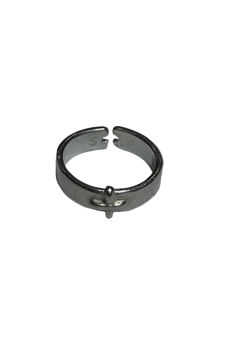 Stitched Cross Ring