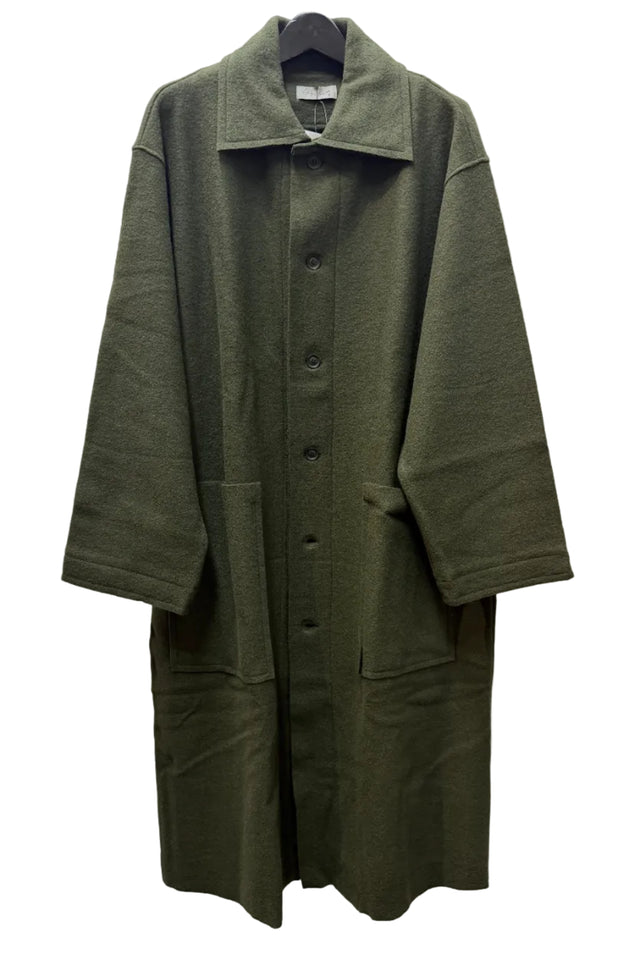 Khaki Stand Collar Coat
