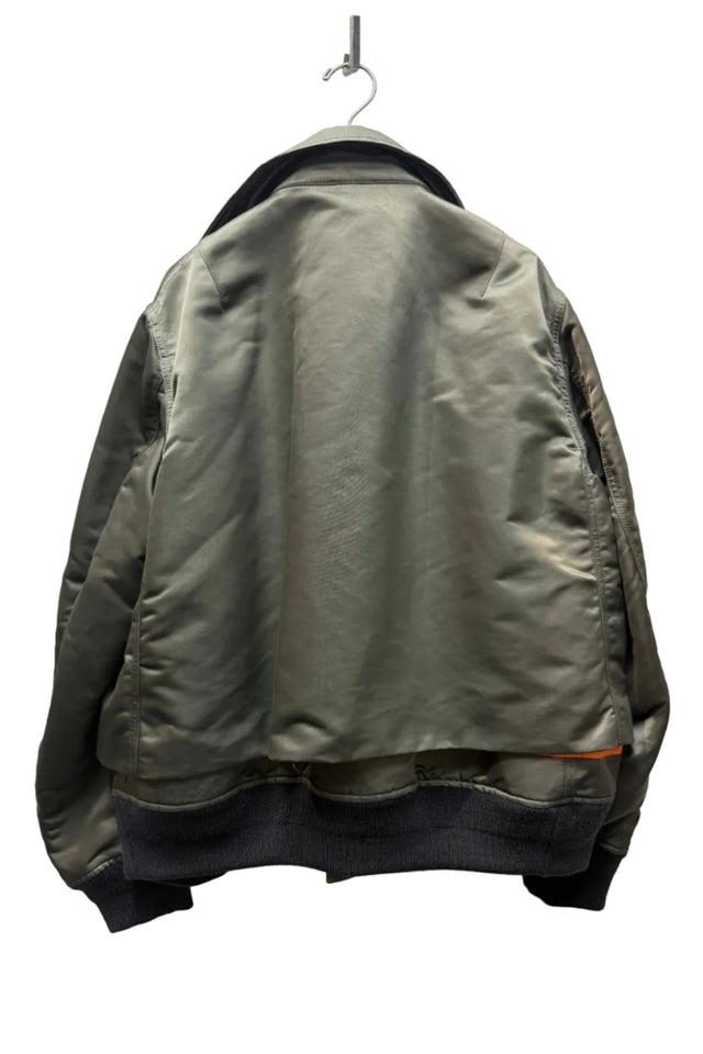 Cotton Nylon Twill Bomber