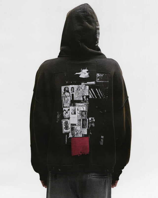 GOD WITH REVOLVER ZIP HOODIE ' PRE ORDER '
