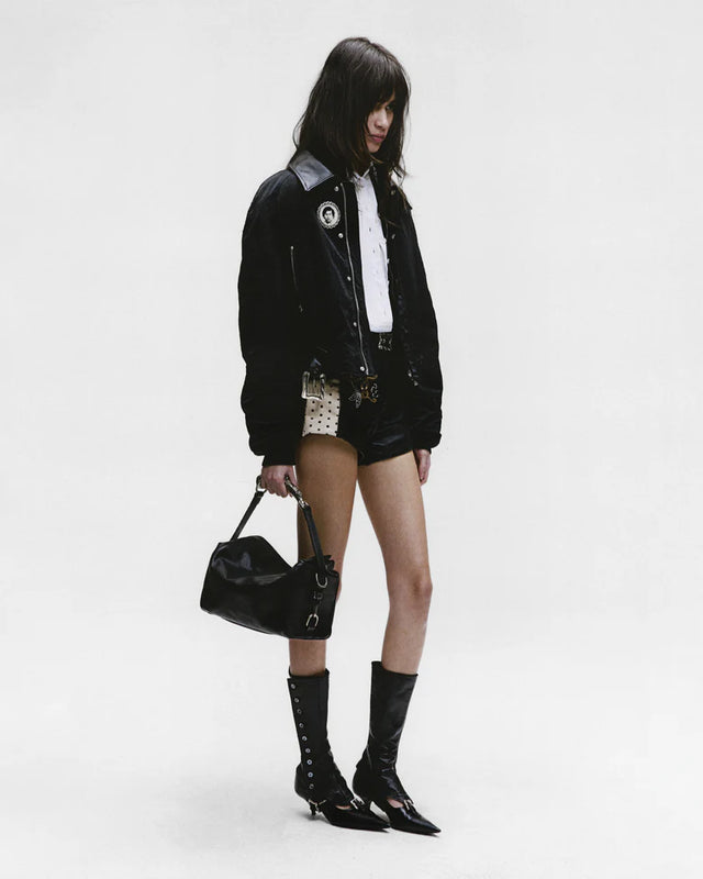 UNISEX ROSE HANDLE PURSE ' PRE ORDER '