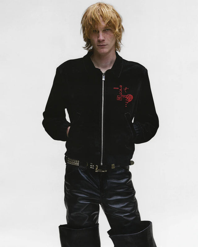 Suede Constructivist Jacket