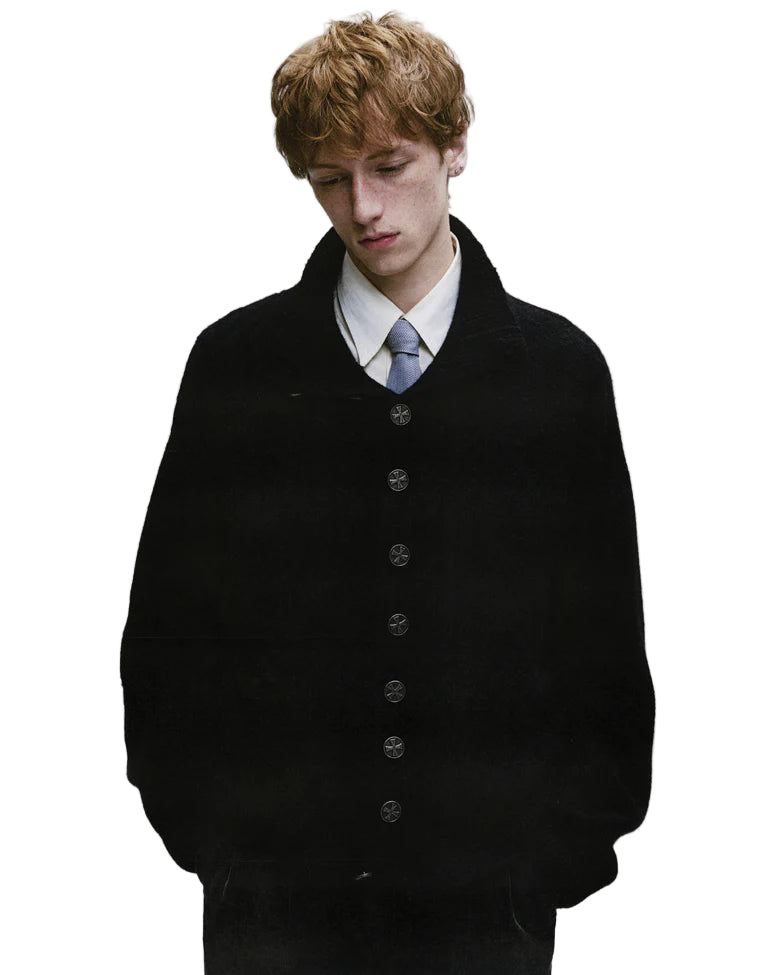 Button Down Turtleneck