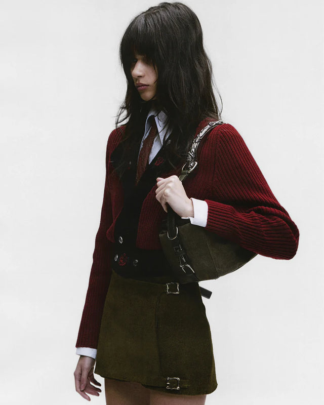 UNISEX ROSE HANDLE PURSE ' PRE ORDER '