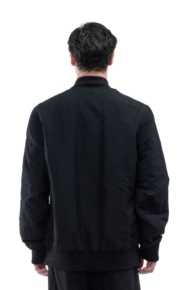 Linen Bomber Jacket