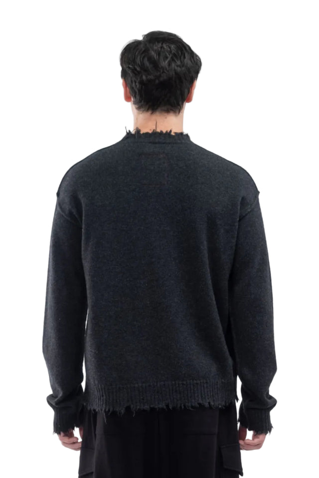 Distressed Look Crewneck