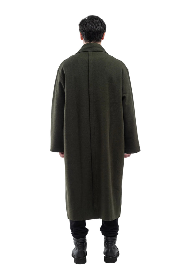Khaki Stand Collar Coat