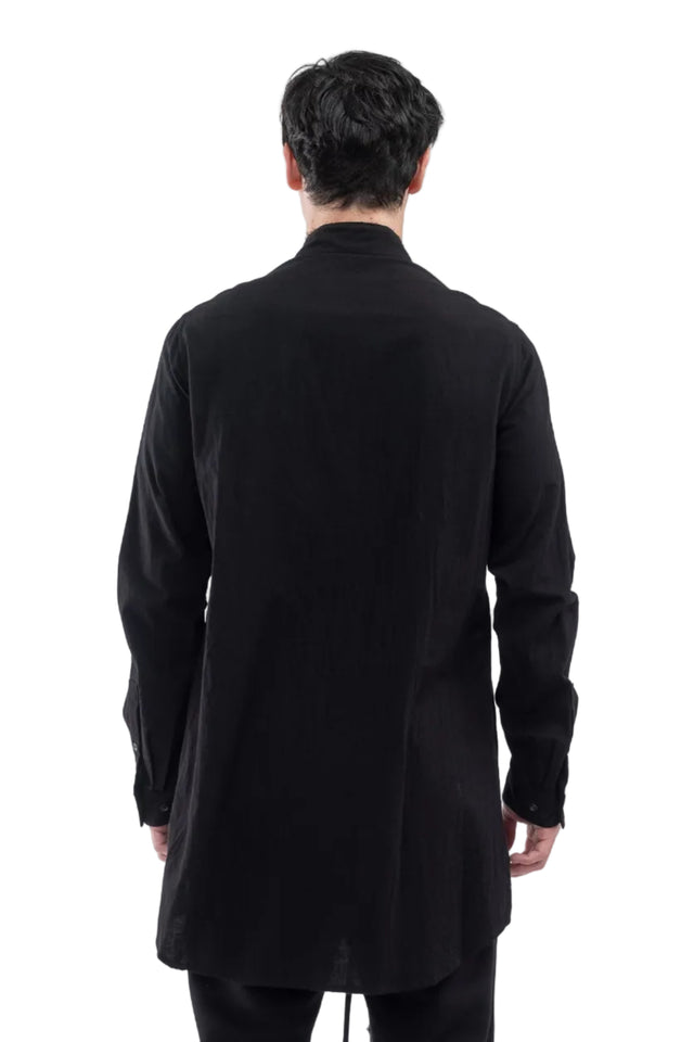Cut Off Collar Shirt