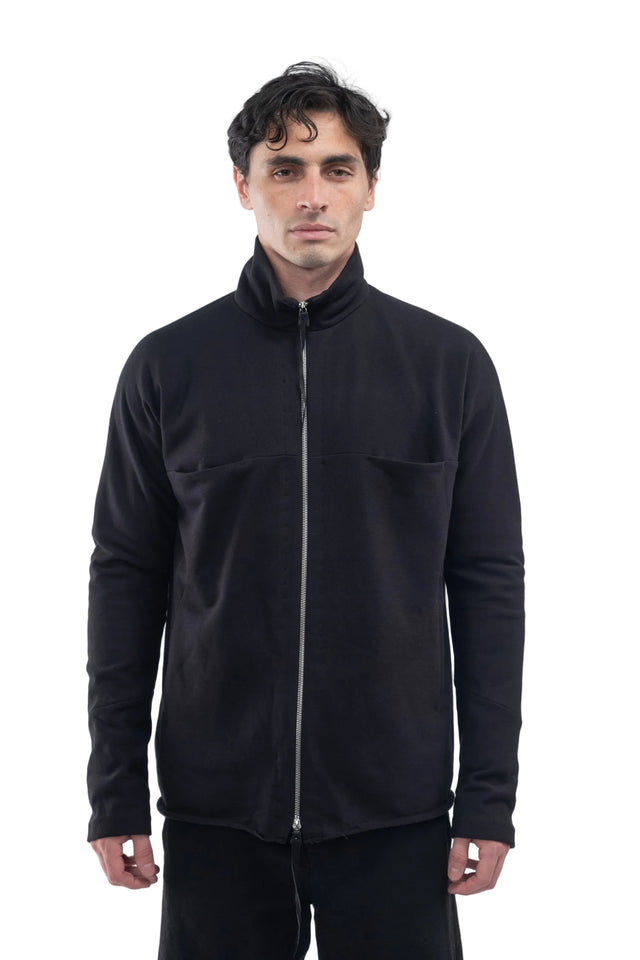 Zipped Shirt In Cotton/ Cashmere