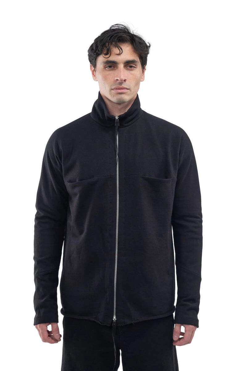 Zipped Shirt In Cotton/ Cashmere