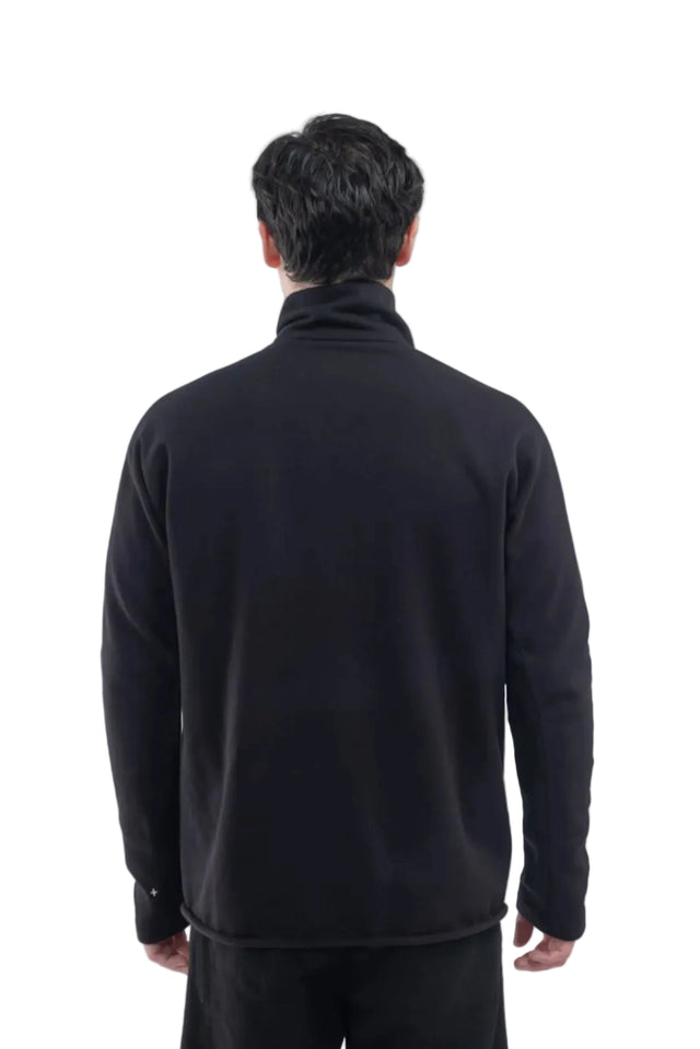 Zipped Shirt In Cotton/ Cashmere
