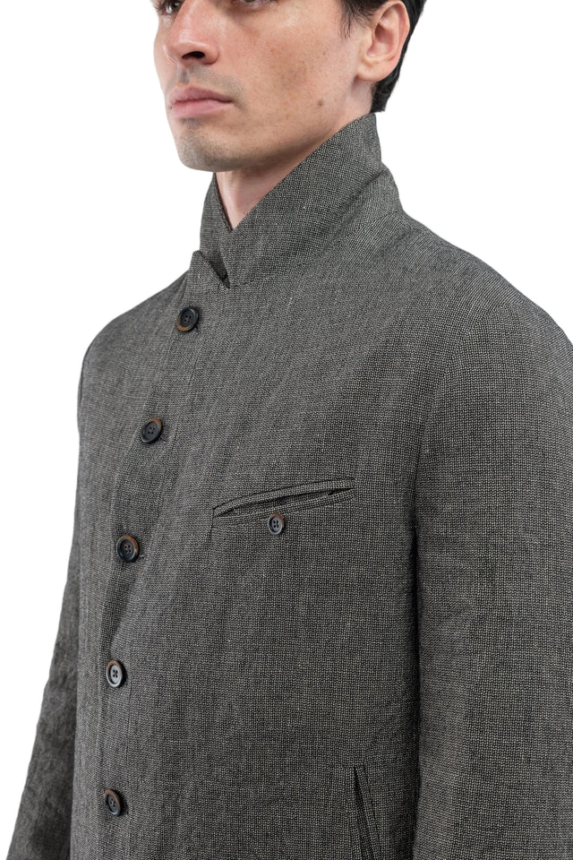 Mess Jacket In Sage Pepper