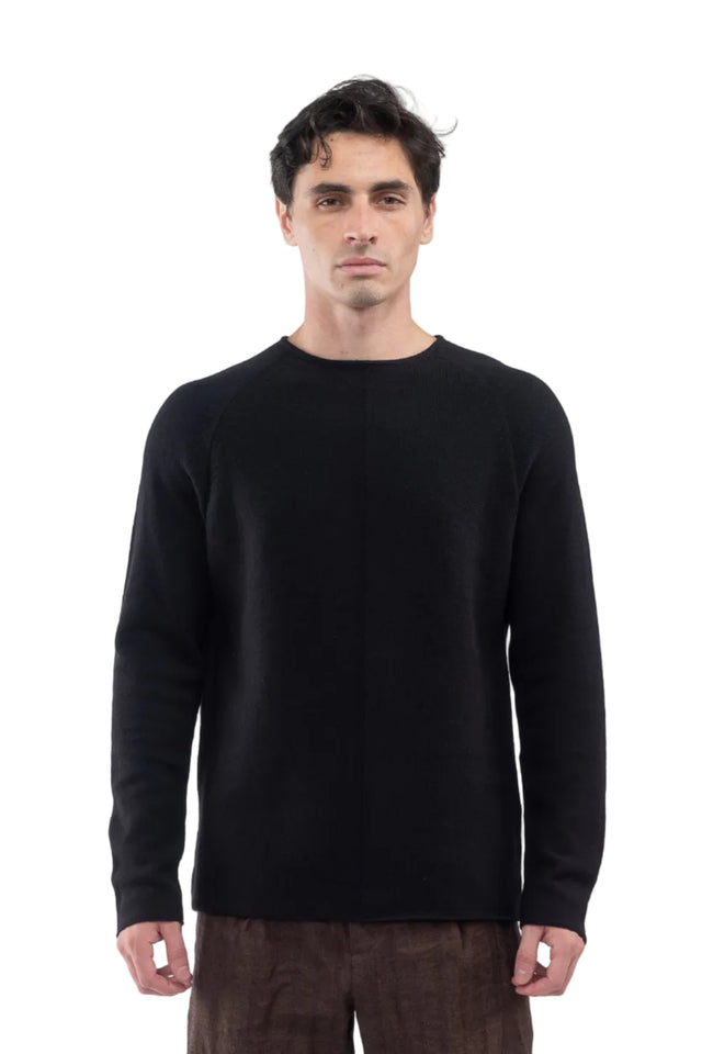 Black Crewneck Pullover