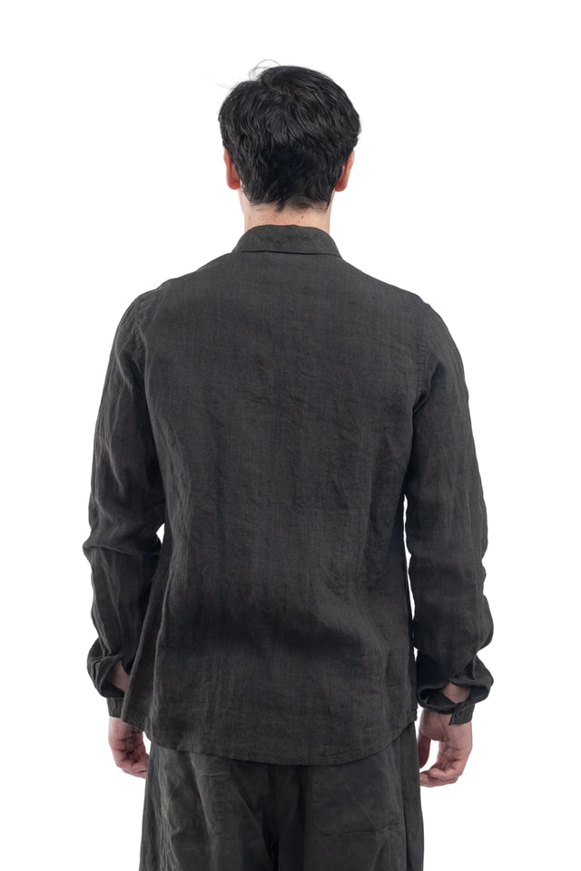 TO14-M Linen Check Shirt