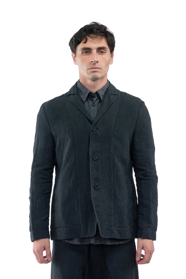 BL02A-M Blazer in Washed Black