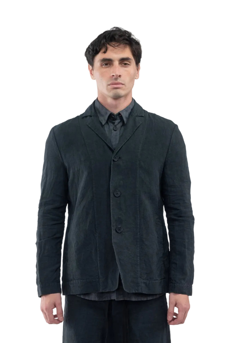 BL02A-M Blazer in Washed Black