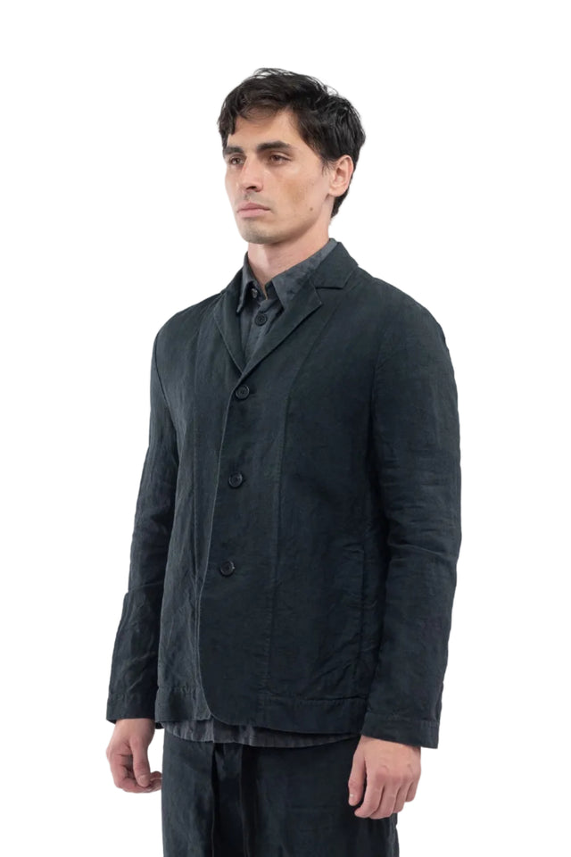 BL02A-M Blazer in Washed Black