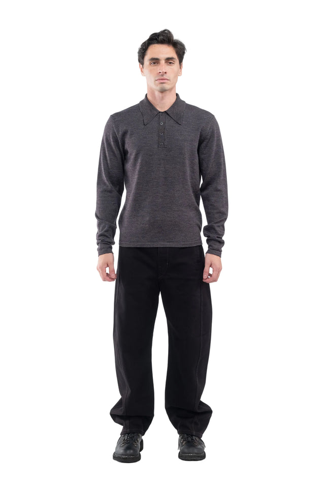 Twisted Belted Pant Black
