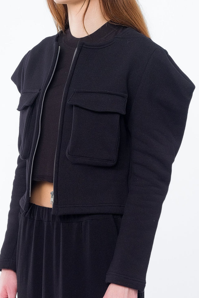 Sleeve Puff Jacket