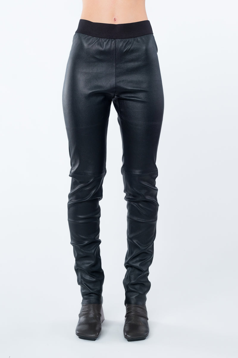 Black Leather Legging