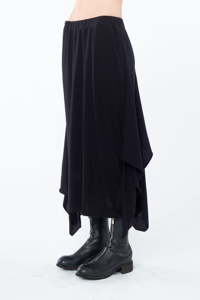 Draped Gauze Skirt