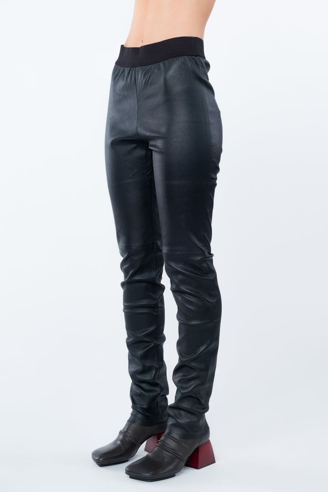Black Leather Legging
