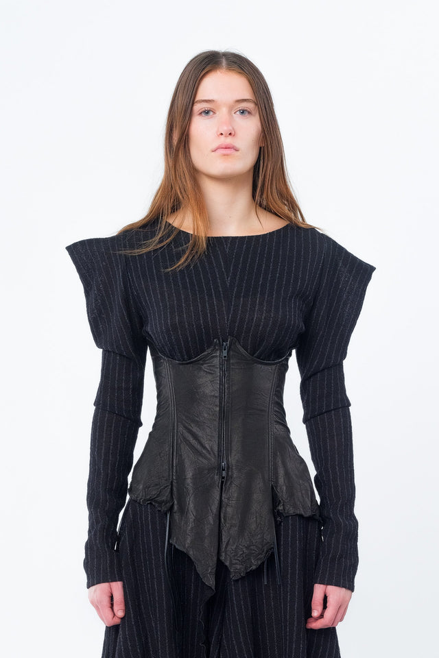Leather Bustier