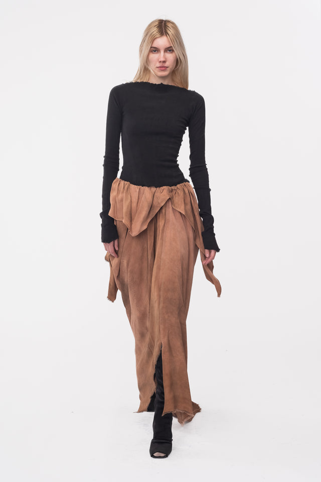 Noir Boat Neck Top