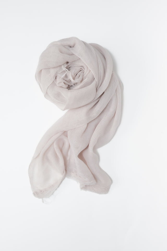 Net Scarf In Natural