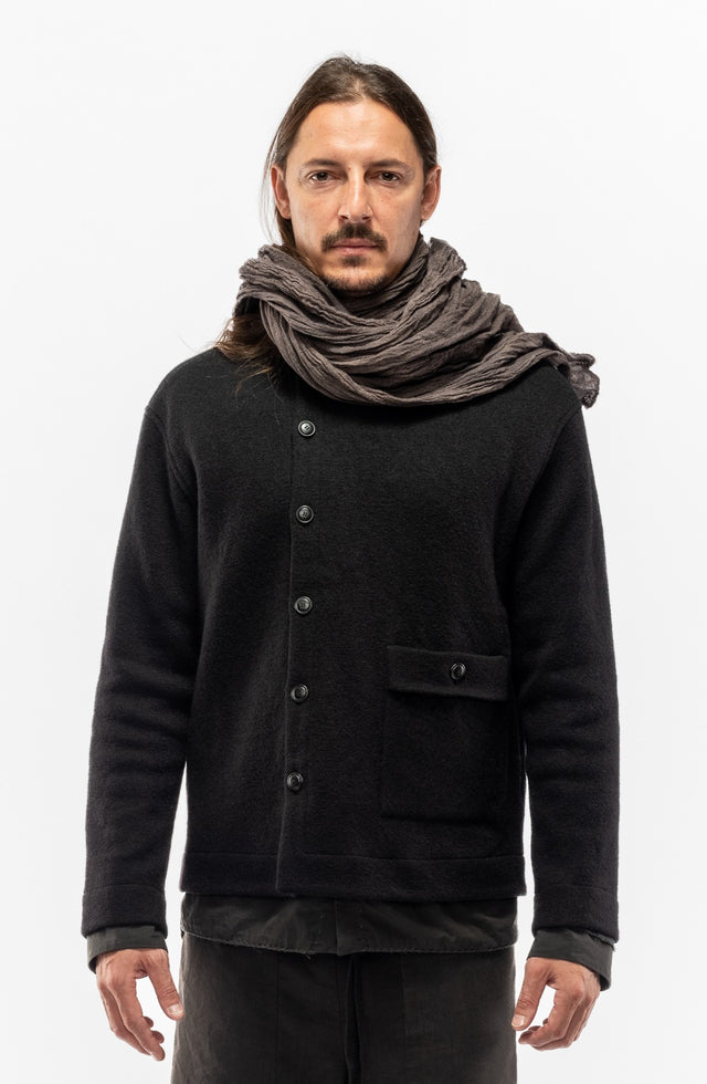Grey Wool Scarf