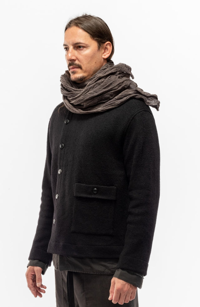 Grey Wool Scarf